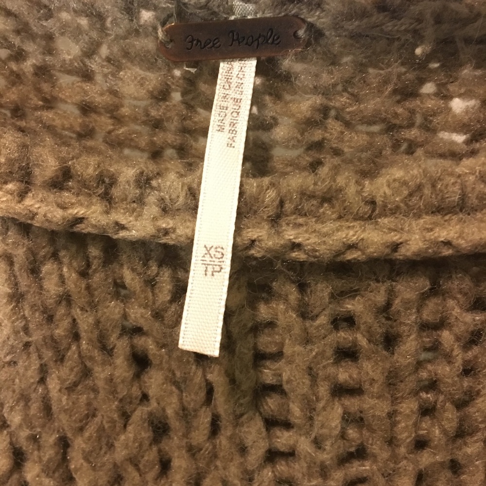 Beige Free People sweater